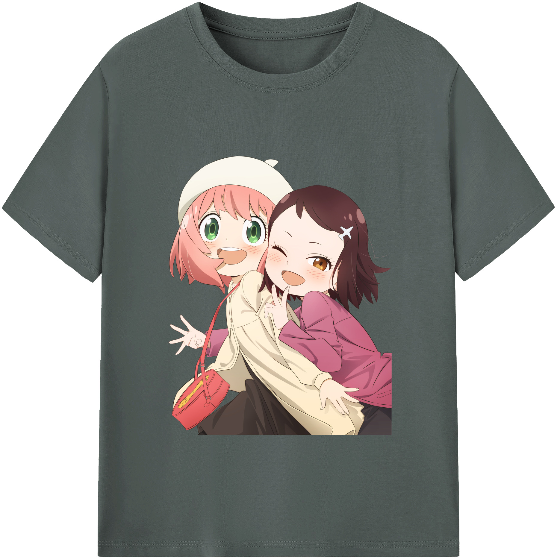 （画像用） SPY×FAMILY间谍家家酒 綿100％ メンズ半袖Tシャツ｜肌触りやわらか＆通気性
